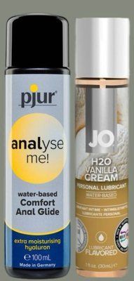 Набір лубрикантів pjur analyse me! Comfort water glide 100 мл + System JO иVanilla Cream (30 мл) LB971 фото