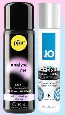 Набір лубрикантів pjur analyse me! Relaxing jojoba silicone 30 мл + System JO Classic Hybrid (30 мл) LB571 фото