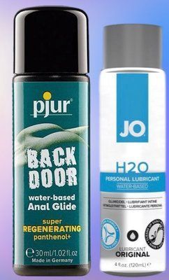 Набір лубрикантів pjur backdoor Regenerating 30 мл + System JO H2O ORIGINAL (120 мл) LB471 фото