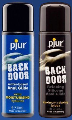 Набір лубрикантів pjur backdoor Comfort water glide 30 мл + pjur backdoor anal Relaxing jojoba silicone 30 мл LB373 фото