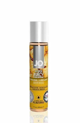 Смазка на водной основе System JO H2O &mdash; Juicy Pineapple (30 мл) без сахара, растительный глицерин SO1473 фото
