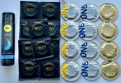 Набір з 22 штук One, Skyn + лубрикант pjur Aqua (100 мл) SOS4014 фото