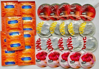 Набір 30 шт ONE Flavor Waves, Super Studs, Extreme ribs + Pasante Warming SOS1713 фото