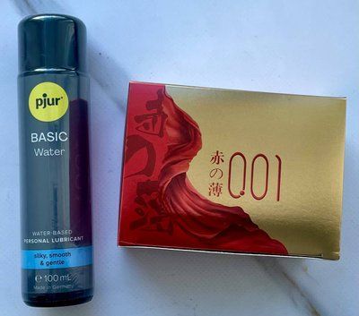 Комплект Olo Red Gold + лубрикант pjur Basic Waterbased (100 мл) SOS4064 фото
