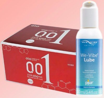 Набір OLO збуджуючі 001 (червоні) 10 штук + Лубрикант pjur We-Vibe Lube 100 мл SOS4659 фото