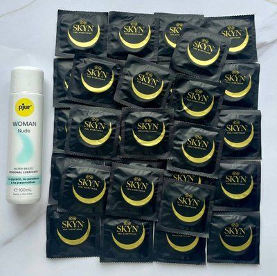 Комплект 30 шт Skyn Original + Лубрикант pjur Woman Nude 100 мл SOS2464 фото