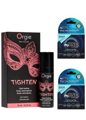 Гель для сужения Orgie &ndash; Tighten (15 мл)+ My ONE Snug 6 Sampler шт SOS6725 фото