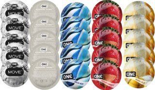 Набор из 25 шт One Move + ONE Dome + ONEFreshMint + ONEChocolateStrawberry + ONEBanana SOS8421 фото