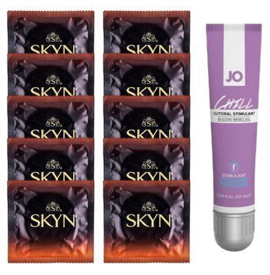 Комплект Skyn Warming 10 шт + System JO Chill Cooling Gel 10 мл SOS14193 фото