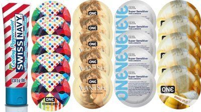 Набор из SwissNavy CoolingPeppermint 10мл + ONERibs + ONE Vanish + ONE Sensitive + ONEBanana SOS8621 фото