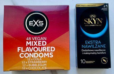 Набір Skyn Extra Lube 10 шт - EXS Mixed Flavoured 48 шт SOS3073 фото