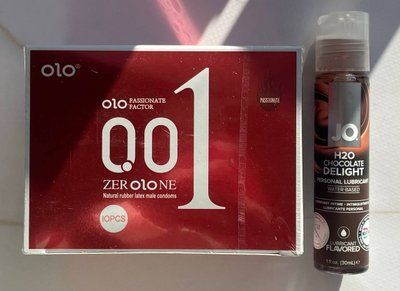 Набір OLO Збуджуючі з розігріваючим ефектом 001 10 шт + Змазка System JO H2O &mdash; Chocolate Delight (30 мл) SOS2123 фото