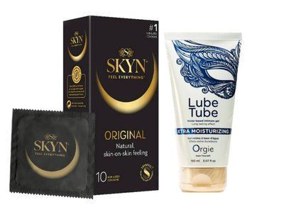 SKYN ORIGINAL 10 шт та Лубрикант ORGIE Lube Tube Xtra, 150 мл SOS877 фото