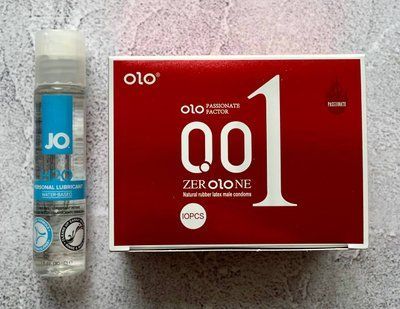 Комплект OLO Збуджуючі 001 10 шт - Лубрикант System JO H2O ORIGINAL (30 мл) SOS2673 фото