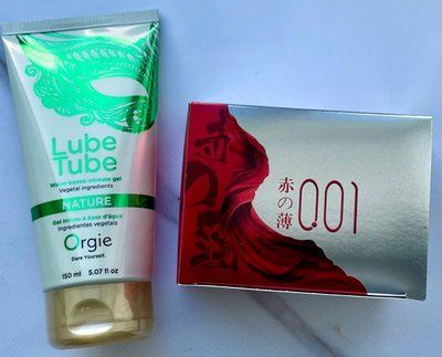 Комплект Olo Red Silver 10 штук + LUBE TUBE NATURE, 150 мл ORGIE SOS4073 фото