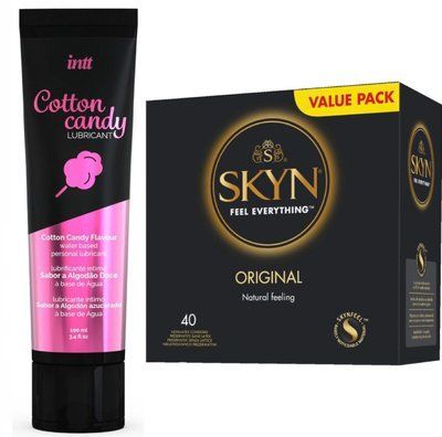 Комплект: SKYN ORIGINAL 40 шт. + Intt Cotton Candy (100 мл) SOS11234 фото