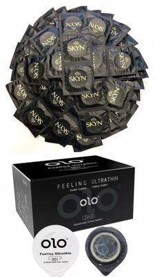 Комплект: SKYN ORIGINAL 50 шт. + OLO Feeling Ultrathin 10 шт. SOS11235 фото