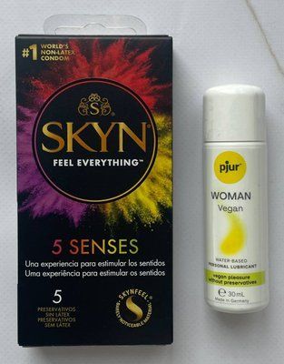 Набір SKYN 5 Senses + Лубрикант pjur Woman Vegan 30 мл SOS2024 фото