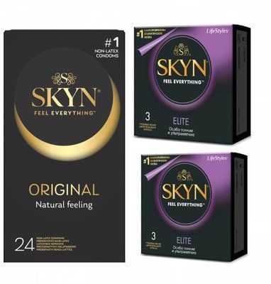 Набір Skyn 30 шт : Original - 24 шт , Elite -3х2 шт SK110 фото