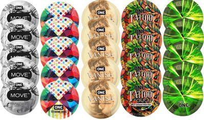Набор из 25 шт One Move + ONERibs + ONE Vanish + ONETattoo + ONE Glowing SOS8371 фото
