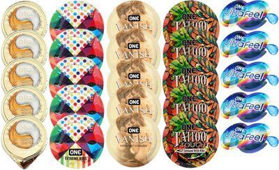 Набор из OLO Ice Durable + ONERibs + ONE Vanish + ONETattoo + ONE UltraFeel SOS8672 фото