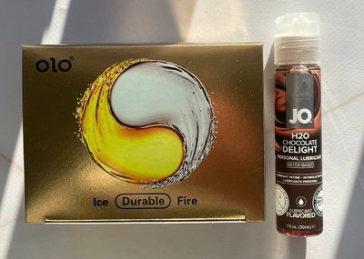 Набір OLO Лід і Полум'я 001 (10 шт) + Змазка System JO H2O &mdash; Chocolate Delight (30 мл) SOS2124 фото