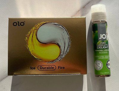 Комплект OLO Лід і Полум'я 001 10 шт + Змазка System JO H2O &mdash; Green Apple (30 мл) SOS2174 фото