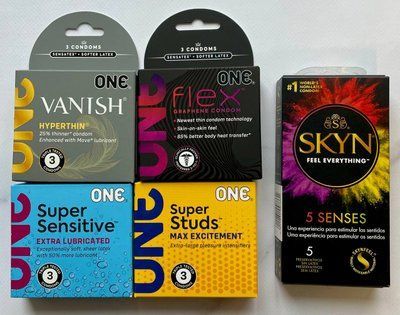 Набор 17 шт SKYN 5 Senses, ONE Vanish, Sensitive, Flex, Super Studs SOS1473 фото