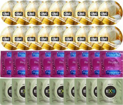 Набор 36 шт ONE Banana Split + Pasante Regular + EXS Snug Fit SOS7576 фото