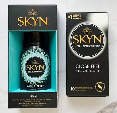 Набір SKYN Close Feel 10 шт + Лубрикант SKYN AQUA FEEL 80 мл SOS2074 фото