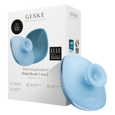 Щітка для тіла GESKE Body Brush 4в1 aquamarine HB0340 фото