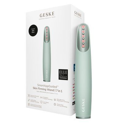 Пристрій для зміцнення і тонізації шкіри обличчя GESKE Skin Firming Wand 7в1 green HB0429 фото