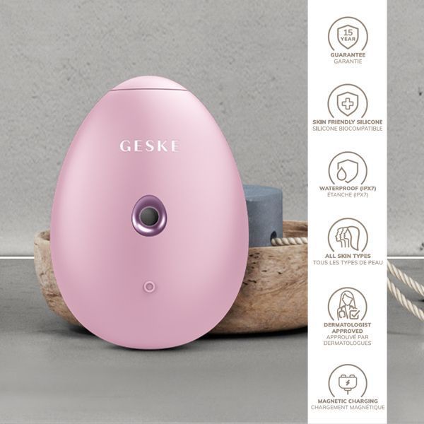 Электронный освежитель для увлажнения лица GESKE Facial Hydration Refresher 4в1 pink HB0170 фото