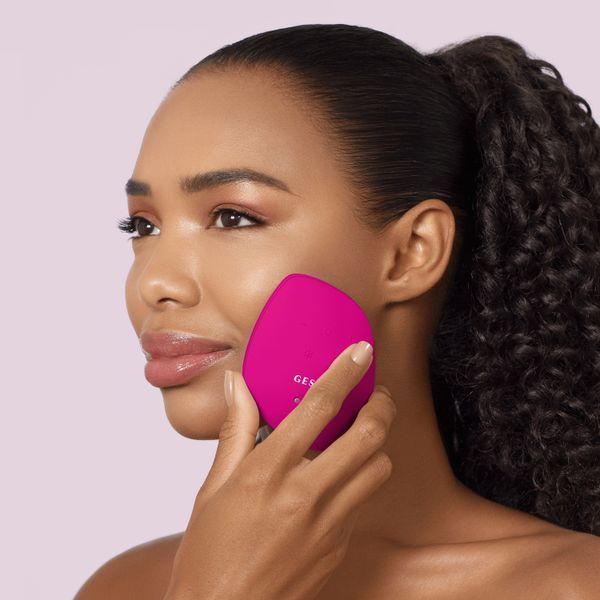 Ультразвукова маска тепло та холод GESKE Sonic Warm&Cool Mask 9в1 magenta HB0098 фото