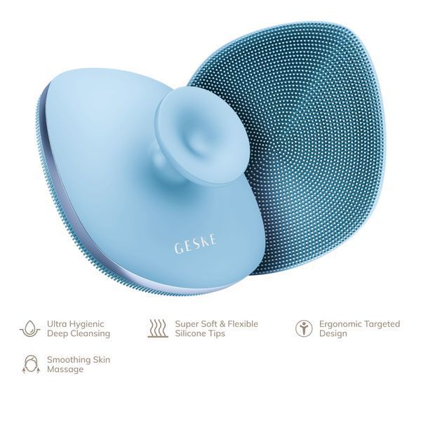 Щітка для тіла GESKE Body Brush 4в1 aquamarine HB0340 фото