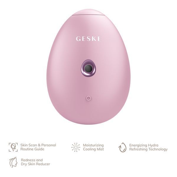 Электронный освежитель для увлажнения лица GESKE Facial Hydration Refresher 4в1 pink HB0170 фото