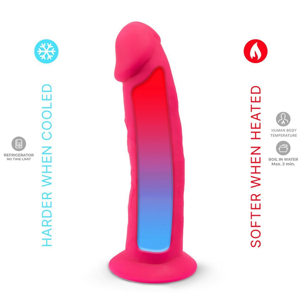 Фалоімітатор з вібрацією SilexD Henry Vibro Pink (MODEL 2 size 7in) + LRS, діаметр 4,4 см SX3130 фото