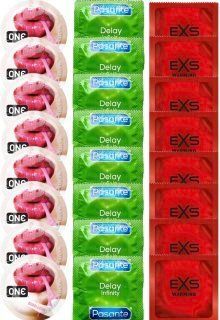 Набір 24 шт ONE Bubblegum + Delay Infinity + EXS Warming Comfy Fit SOS7477 фото