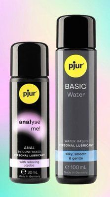 Набір лубрикантів pjur analyse me! Relaxing jojoba silicone 30 мл + pjur Basic waterbased 100 мл LB631 фото