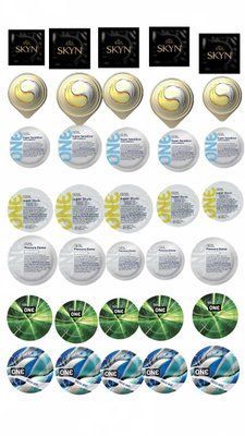 Набор One , Olo и Skyn &ndash; 35 шт : Glowing , Dome , Sensitive , Studs , Mint ; Ice Durable Fire ; Original SOS679 фото