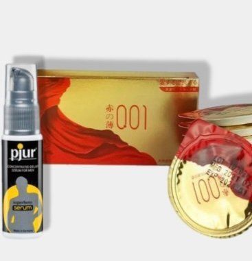OLO Red Gold 10 шт + Пролонгатор pjur Superhero Serum 20 мл SOS5998 фото
