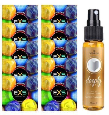 EXS BUBBLEGUM 10 шт + Sensuva Deeply Love You Salted Caramel (29 мл) SOS14045 фото
