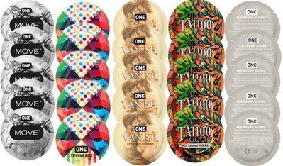 Набор из 25 шт One Move + ONERibs + ONE Vanish + ONETattoo + ONE Dome SOS8372 фото