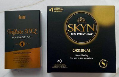 Комплект SKYN ORIGINAL 40 шт + Гель для стимуляції статевого органу Intt Inflate XXL (15 мл) SOS1424 фото