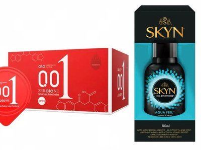 Набір: OLO збуджуючі 10 шт. + Лубрикант SKYN AQUA FEEL 80МЛ SOS11992 фото