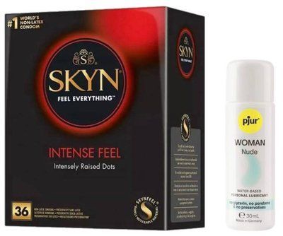 Комплект Skyn ​​Intense feel 36 шт + Pjur Woman Nude 30 мл SOS13194 фото