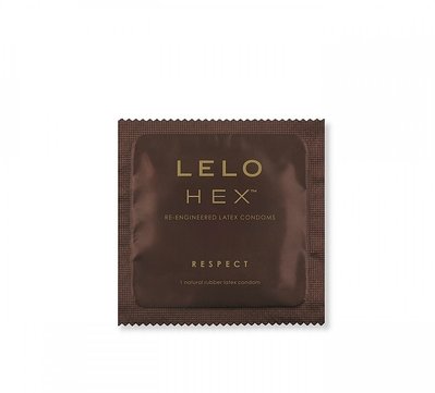 LELO HEX Condoms Respect XL 1 шт , тонкі та суперміцні, збільшений розмір SO81320 фото