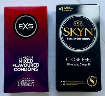 Набір резинок Skyn Close Feel 10 шт - EXS Mixed Flavoured 12 шт SOS3125 фото
