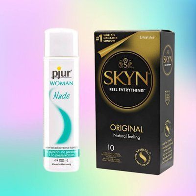 Набір SKYN Original 10 шт та Лубрикант pjur Woman Nude 100 мл SOS4374 фото