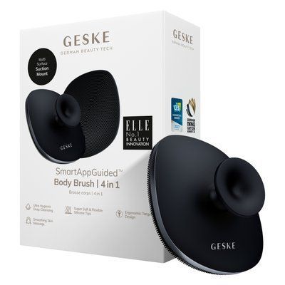 Щітка для тіла GESKE Body Brush 4в1 black HB0341 фото